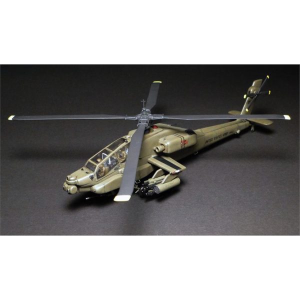 1/72 AH-64A Strike Apache Helikopter Maketi (12xBoya2xFırçaYapıştırıcılı Başlangıç Seti), Mister Craft D036ST - Görsel 3