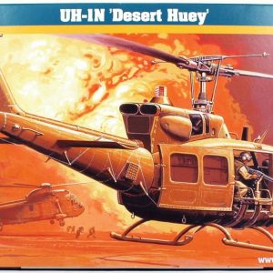 1/72 UH-1N Desert Huey Askeri Helikopter Maketi, Mister Craft D056