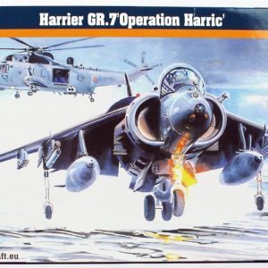1/72 Harrier GR.7 (Operation Harric) Savaş Uçağı Maketi, Mister Craft D094