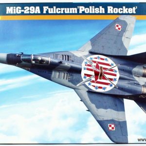 1/72 MIG-29A Fulcrum Polish Rocket Savaş Uçağı Maketi, Mister Craft D097