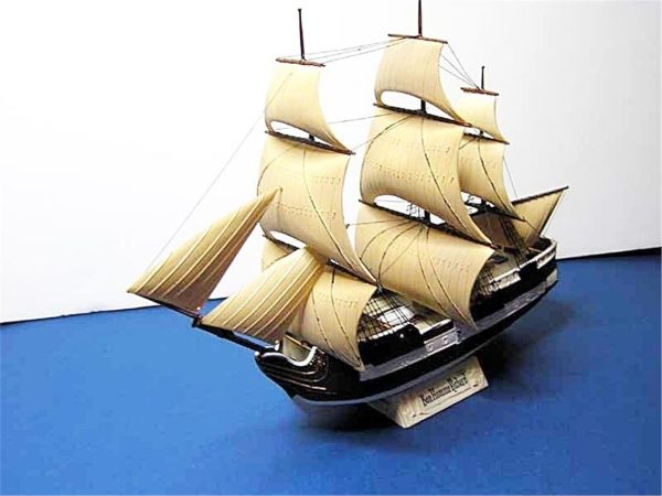 1/500 USS Bon Homme Richard Yelkenli gemisi Maketi, Mister Craft D165 - Görsel 4