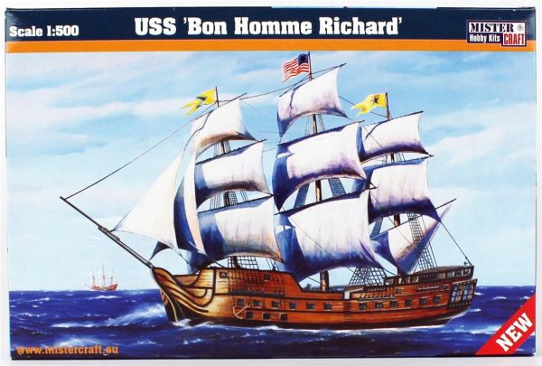 1/500 USS Bon Homme Richard Yelkenli gemisi Maketi, Mister Craft D165
