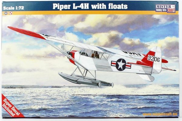 1/72 Piper L-4H Deniz Uçağı Maketi, Mister Craft D254