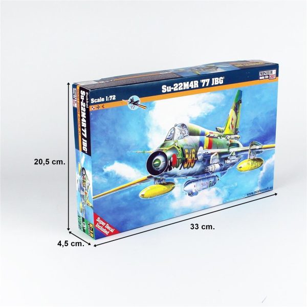 1/72 Su-22 M4R (77 JBG) Savaş Uçağı Maketi, Mister Craft E012 - Görsel 4