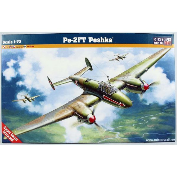 1/72 Pe-2FT (Peshka) Bombardıman Uçağı Maketi, Mister Craft E026