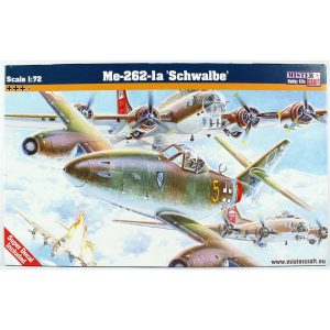1/72 Me-262-1A (Schwalbe) Savaş Uçağı Maketi, Mister Craft E060