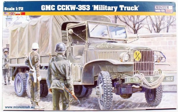 1/72 GMC CCKW-353 Askeri Kamyon Maketi, Mister Craft E098