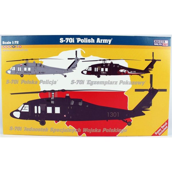 1/72 S-70i (Polonya Ordusu) Askeri Helikopter Maketi, Mister Craft F023