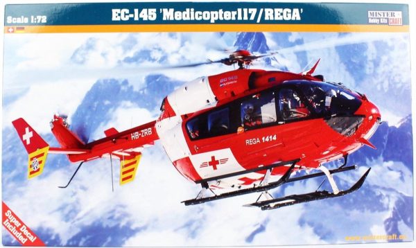 1/72 EC-145 Medicopter 117 (Rega) Çok Amaçlı helikopter Maketi, Mister Craft F031