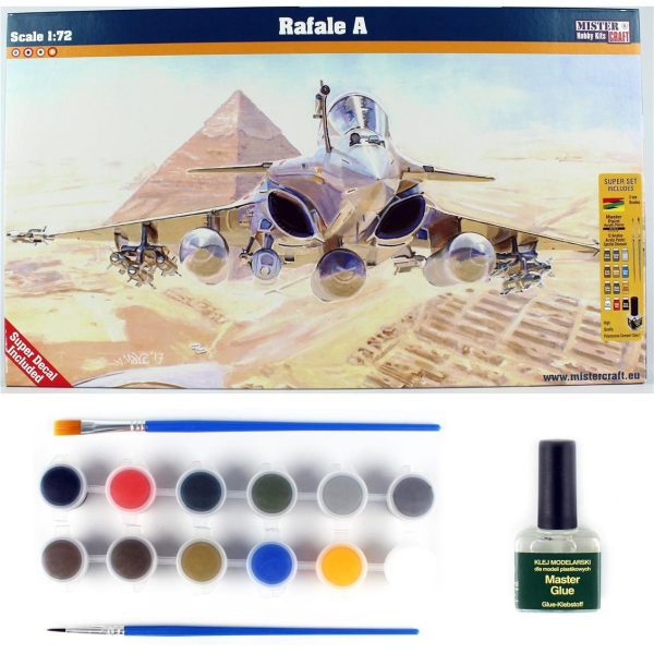 1/72 Rafale A Savaş Uçağı Maketi, Mister Craft F076ST