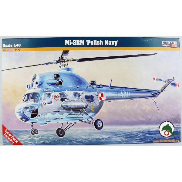 1/48 Mi-2 RM (Polonya Donanması) Askeri Helikopter Maketi, Mister Craft F154