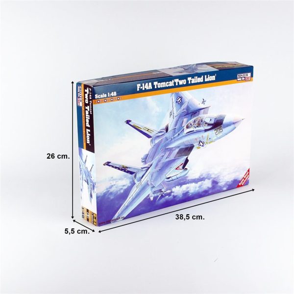 1/48 F-14A Tomcat (İki Kuyruklu Arslan) Savaş Uçağı Maketi, Mister Craft G004 - Görsel 4
