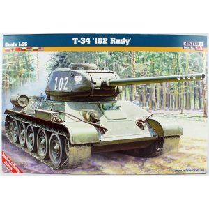 1/35 T-34/85 Ana Muharebe Tank Maketi, Mister Craft G095