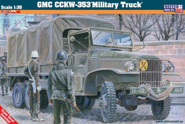 1/35 GMC CKW-353 Askeri Kamyon Maketi, Mister Craft G098