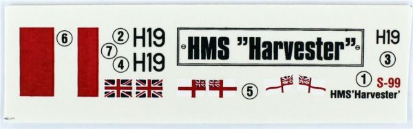 1/500 HMS (Harvester) Zırhlı Gemi Maketi, Mister Craft S098 - Görsel 3