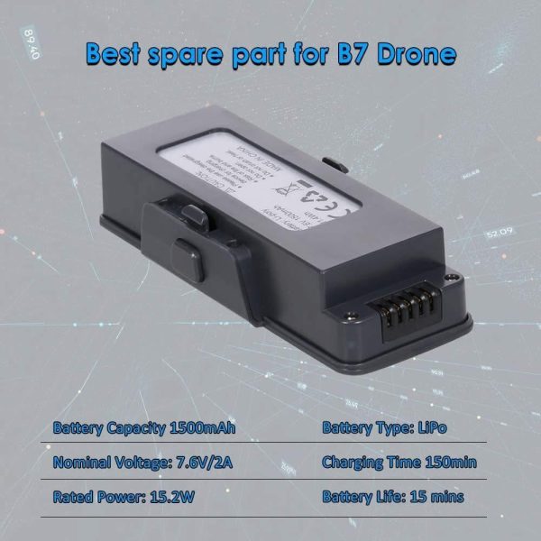 Mjx 7 için 7.4V 3400Mah Li-Po Pil - Görsel 4