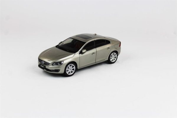 1/18 2015 Volvo S60 (New Design) Metalik Sedef Diecast Araba, Mocity 88150