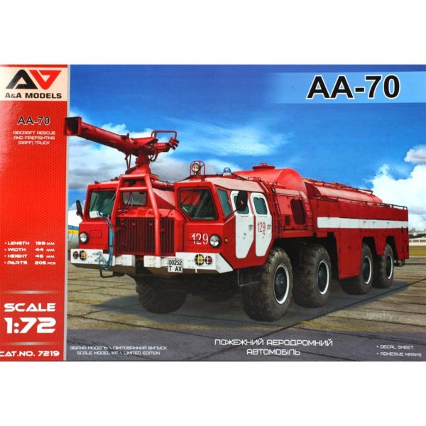 1/72 AA-70 Havaalanı İtfaiye Kamyonu Maketi, Model Svit 7219A