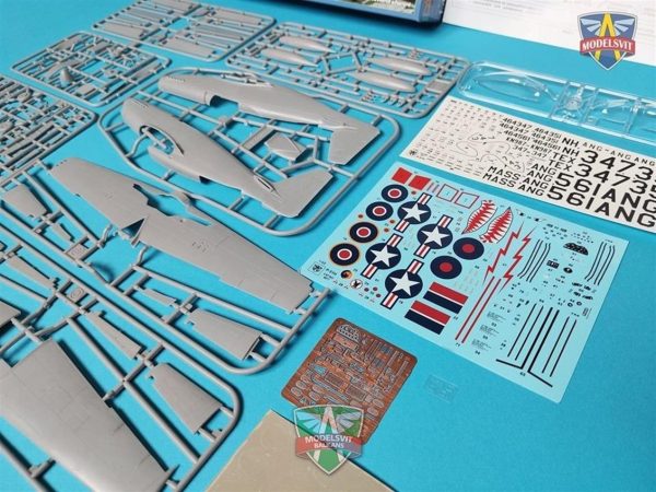 1/48 P-51H Mustang Amerikan Avcı Uçağı Maketi, Model Svit 4817 - Görsel 6