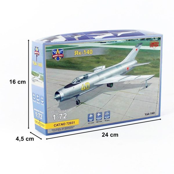 1/72 Yak 140 Prototype Savaş Uçağı Maketi, Model Svit 72031 - Görsel 4