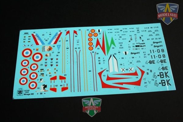 1/72 Mirage III E Fransız Avcı Uçağı Maketi, Model Svit 72045 - Görsel 5
