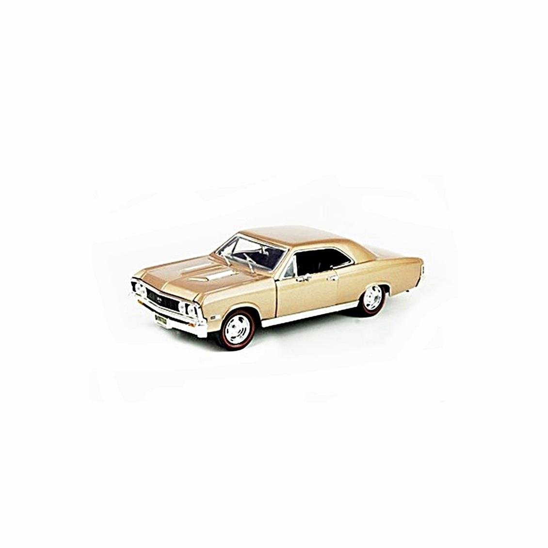 1/18 1967 Chevrolet Chevelle S396 Altın Kahve Diecast Araba, Motormax 73104