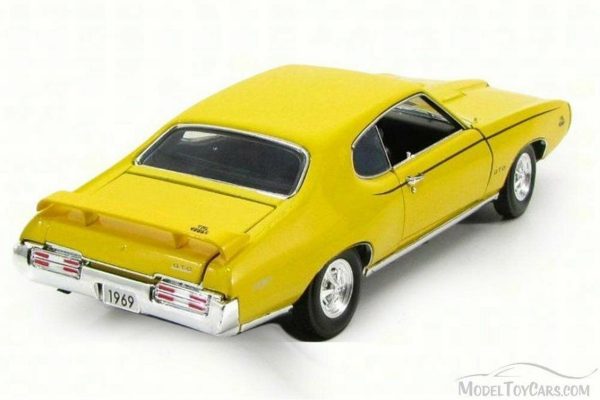 1/18 1969 Pontiac GTO Judge Sarı Diecast Araba, Motormax 73133 - Görsel 6