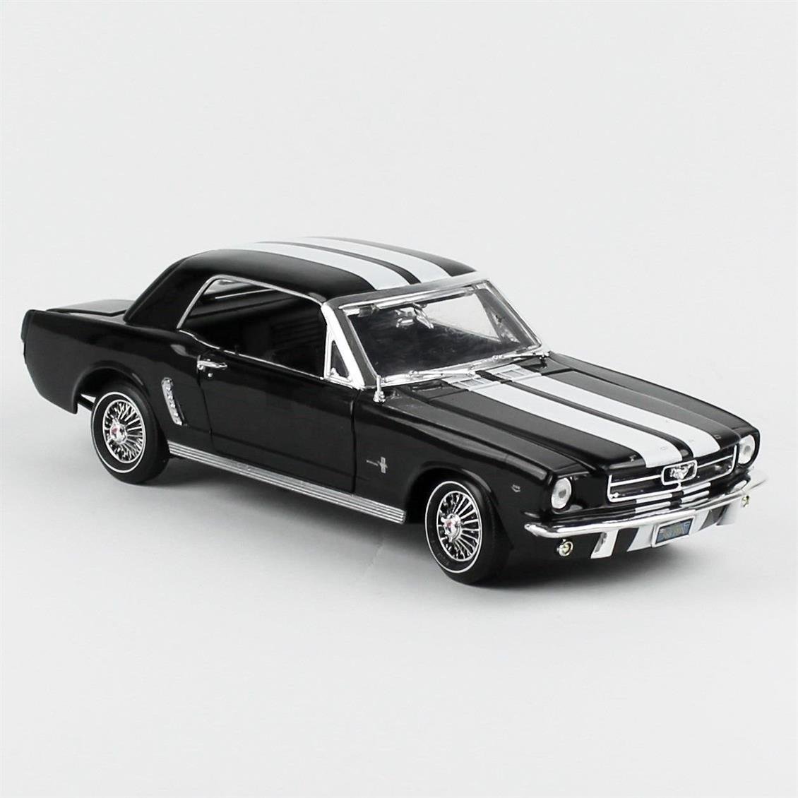 1/18 1964 1/2 Ford Mustang hardtop Siyah Diecast Araba, Motormax 73164