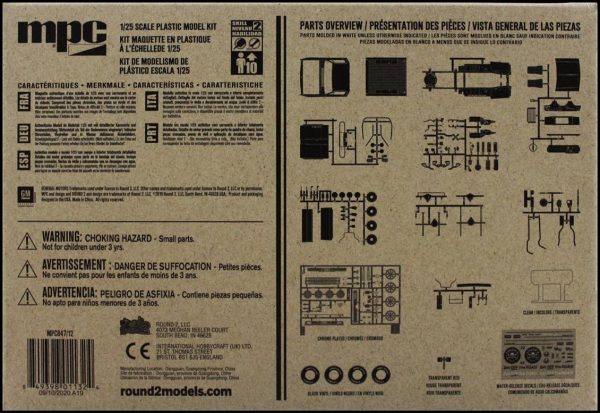 1/25 1984 GMC Pickup (White) Kamyonet Maketi, MPC 0847 - Görsel 8