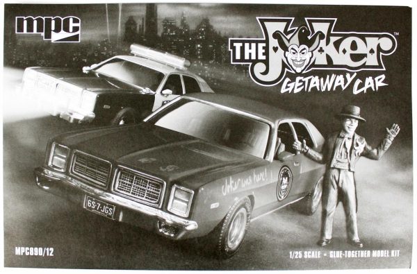 1/25 Batman The Joker Getaway Car Dodge Monaco w/Joker Figure Araba Maketi, MPC 0890 - Görsel 4