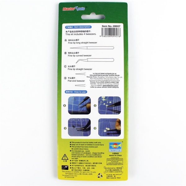 Hassas Cımbız Seti 4 Adet, MST 09957 - Görsel 4
