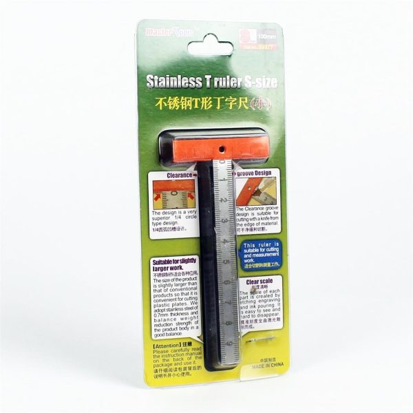 Paslanmaz T Cetveli 100 mm., MST 09977
