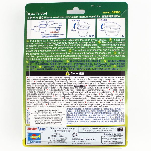 28 cc.PP Boya Kabı 12 Adet, MST 09993 - Görsel 3