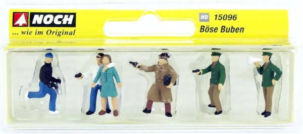 1/87 Gangster ve Polis Figürleri, Noch 15096 - Görsel 2
