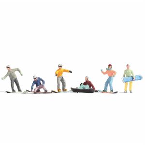 1/87 Snowboard Yapan İnsan Figürleri, Noch 15826