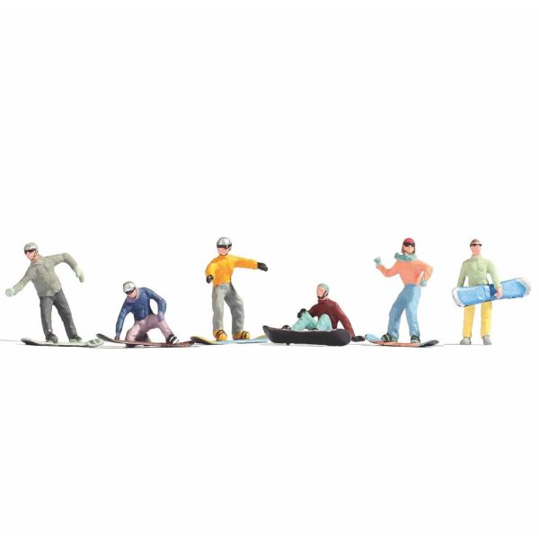 1/87 Snowboard Yapan İnsan Figürleri, Noch 15826