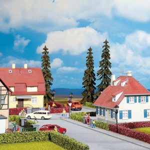 Çalı Çitler Yeşil 2 Adet 1.5x0.8 cm. Diorama Malzemesi, Noch 21512