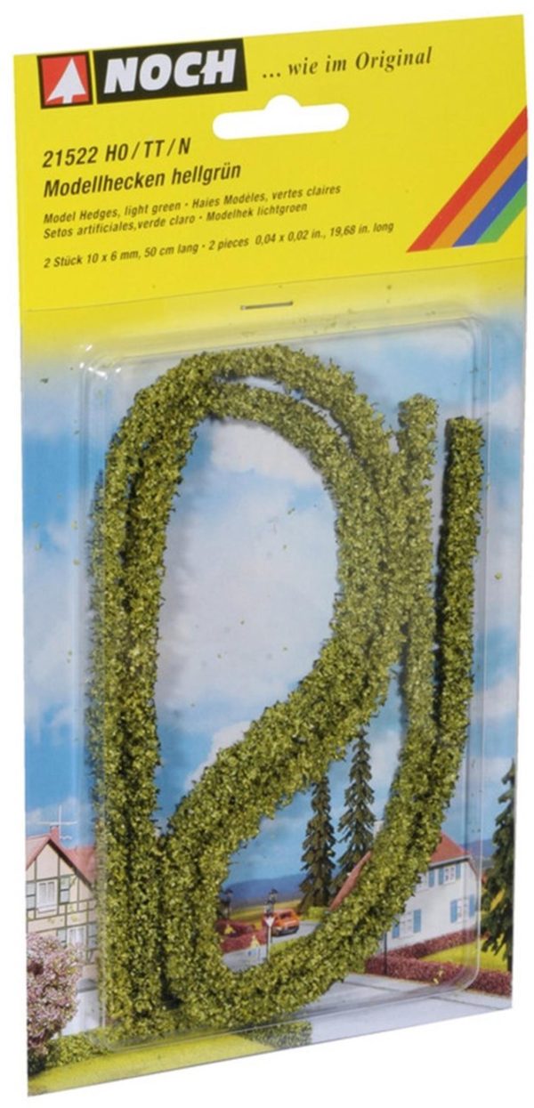 Çalı Çitler Yeşil 2 Adet 1.0x0.6 cm Diorama Malzemesi, Noch 21522 - Görsel 4