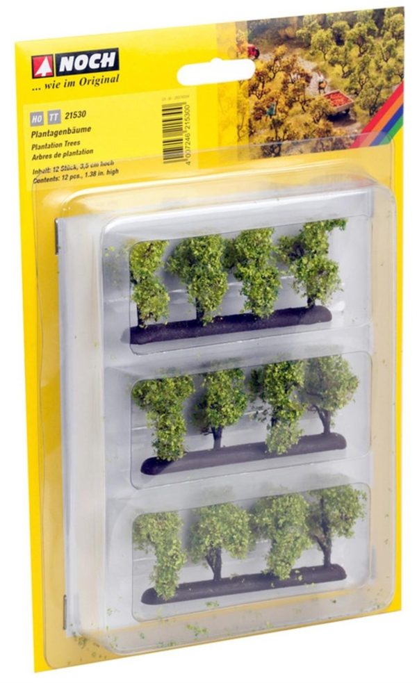 Plantasyon Ağaçları 12 Adet 35 cm. Diorama Malzemesi, Noch 21530 - Görsel 3