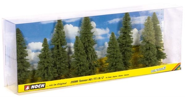 Köknar Ağaçları 9 Adet 8-12 cm. Diorama Malzemesi, Noch 25086 - Görsel 2