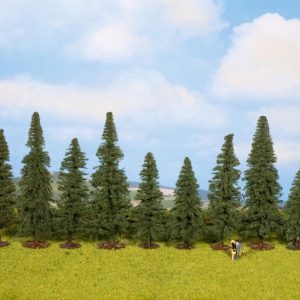 Köknar Ağaçları 9 Adet 8-12 cm. Diorama Malzemesi, Noch 25086