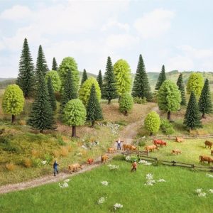 Karışık Orman Ağaçları 25 Adet 5-14 cm. Diorama Malzemesi, Noch 26811