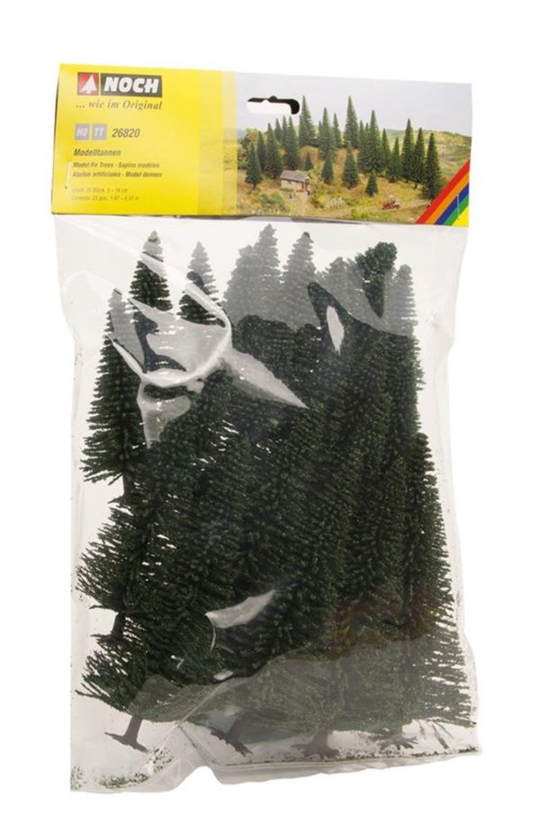 Model Köknar Ağaçları 25 Adet 5-14 cm. Diorama Malzemesi, Noch 26820 - Görsel 3