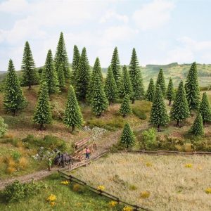 Model Köknar Ağaçları 10 Adet 16-19 cm. Diorama Malzemesi, Noch 26822