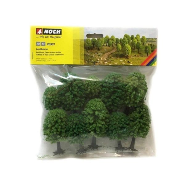 Yapraklı Ağaçlar 10 Adet 5-9 cm. Diorama Malzemesi, Noch 26901 - Görsel 3