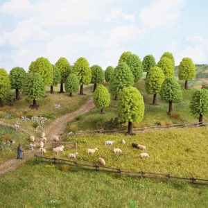 Yapraklı Ağaçlar 5 Adet 5-9 cm. Diorama Malzemesi, Noch 26902