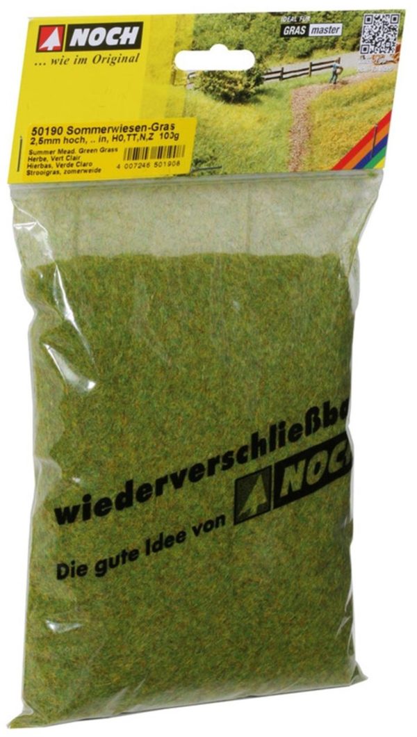 Serpme Çim Yaz Çayırı 2.5 mm. 100 Gram Diorama Malzemesi, Noch 50190 - Görsel 2
