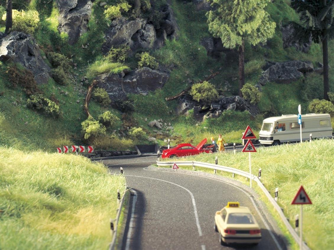 Köy Yolu Zemini Gri 100x6.6 cm. 2 Rulo Diorama Malzemesi, Noch 60709