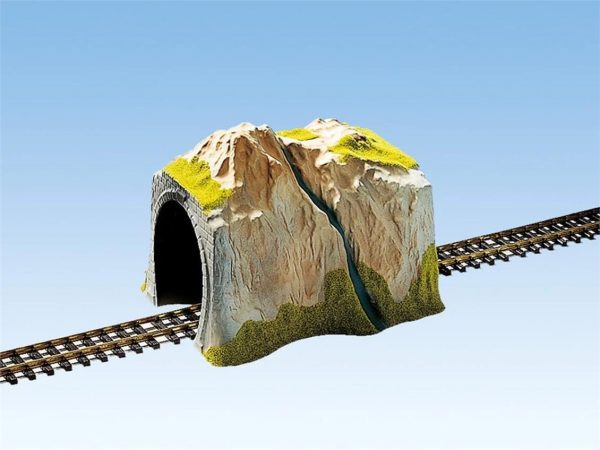 1/22.5 Tek Hatlı Düz Tünel 38x32 cm. Diorama Malzemesi, Noch 67660