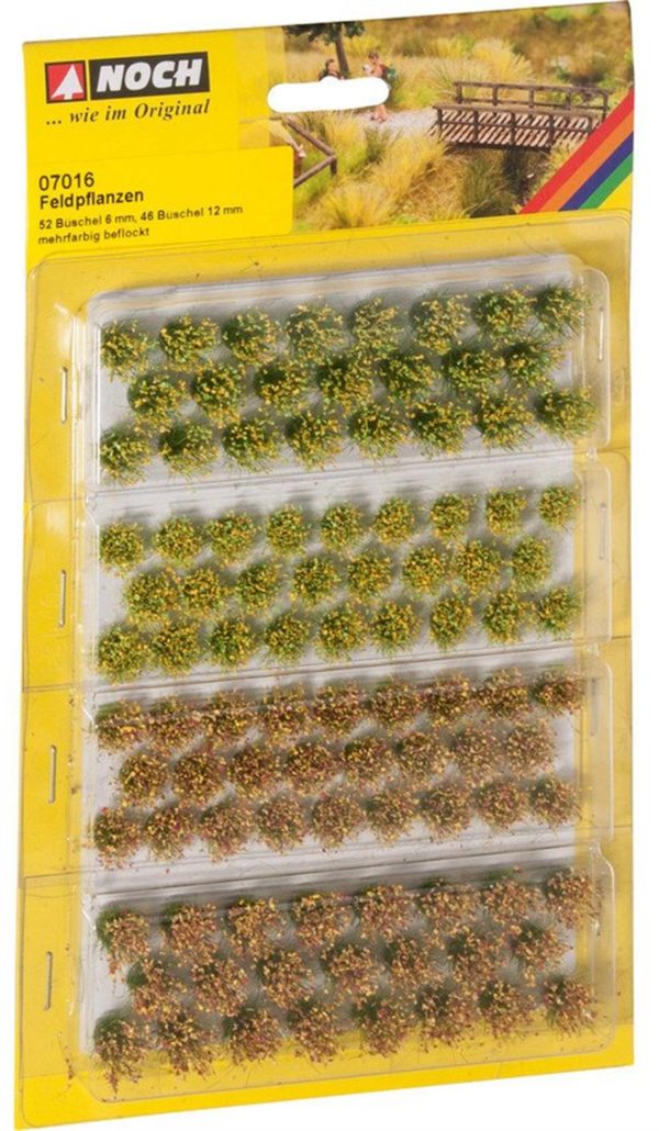 Grass Tufts “Field Plants” 52 pieces 6, Noch 7016